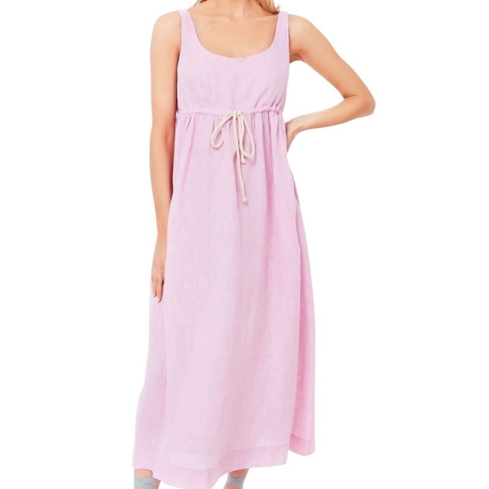 Pomander‎ Place Pink Sabella Dress Linen Maxi Size XXL NWT - Picture 8 of 8